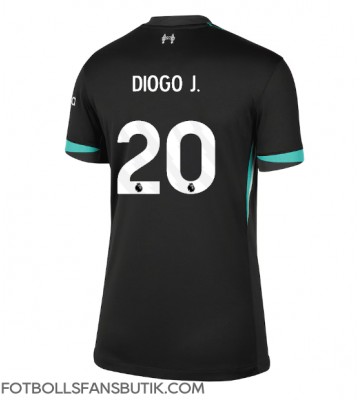 Liverpool Diogo Jota #20 Replika Bortatröja Damer 2024-25 Kortärmad